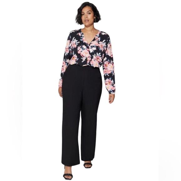 torrid Pants - Torrid Pull-On Wide Leg Studio Refined Crepe High-Rise Pant Size 4R NWT